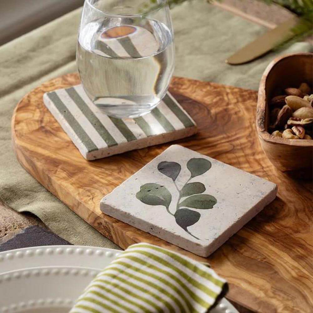 Selbrae House Single Stone Coaster Flora